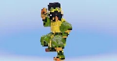 Toph from Avatar The Last Airbender — Minecraft Build by LeonisBuilds (2)