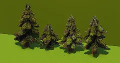 Spruce Trees Pack — Minecraft Build by VerdantBuilds (2)