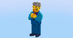 Skinner from the Simpsons — Minecraft Build by LeonisBuilds (2)