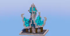 Cyan Medieval Fantasy House 4 — Minecraft Build by LeonisBuilds (1)