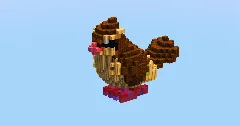 Pidgey from Pokemon — Minecraft Build by LeonisBuilds (2)