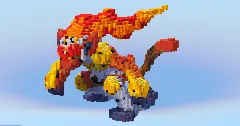 Infernape from Pokemon — Minecraft Build by LeonisBuilds (1)