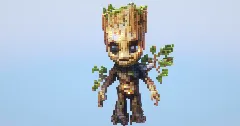 Baby Groot‎ — Minecraft Build by LeonisBuilds (2)