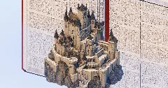 Castle on a Mountain — Minecraft Build by TheBibleOfBuilding (2)