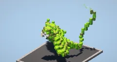 Green Parrot — Minecraft Build by LeonisBuilds (3)