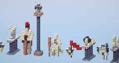 Sandstone Statues Pack — Minecraft Build by LeonisBuilds (2)
