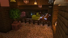 White Farm Barn | Fully Furnished Interior — Minecraft Build by RaekonBuilds (4)