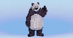 Panda from Jujutsu Kaizen — Minecraft Build by LeonisBuilds (2)