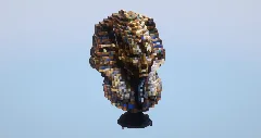 Toutan Khamon bust small — Minecraft Build by LeonisBuilds (2)
