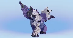 Mega Absol from Pokemon — Minecraft Build by LeonisBuilds (1)