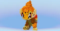Chimchar from Pokemon — Minecraft Build by LeonisBuilds (2)