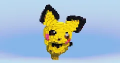 Pichu from Pokemon — Minecraft Build by LeonisBuilds (2)