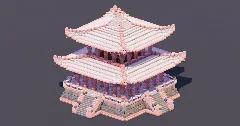 White Cherry Japanese Temple — Minecraft Build by MellowHat (1)