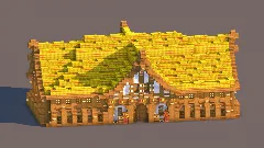 Autumn Medieval Villager Trading Hall | Fully Furnished Interior — Minecraft Build by RaekonBuilds (1)