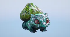 Bulbasaur — Minecraft Build by LeonisBuilds (2)