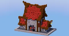 Mangrove Red Blacksmith House — Minecraft Build by LeonisBuilds (2)