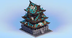 Soul Fire Japanese Castle — Minecraft Build by LeonisBuilds (2)