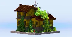 Yellow Abandoned House — Minecraft Build by LeonisBuilds (3)