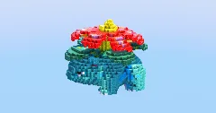Venusaur from Pokemon — Minecraft Build by LeonisBuilds (1)