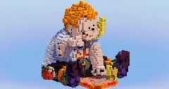 Sophocles Trial Captain from Pokemon — Minecraft Build by LeonisBuilds (1)