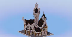 Black Medieval Fantasy Castle — Minecraft Build by LeonisBuilds (2)