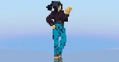 Maki Zenin from Jujutsu Kaizen — Minecraft Build by LeonisBuilds (2)