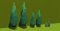 Cypress Trees Pack — Minecraft Build by VerdantBuilds (1)