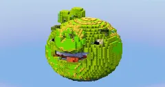 Minion Pig from Angry Birds — Minecraft Build by LeonisBuilds (1)