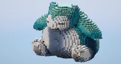 Snorlax from Pokemon — Minecraft Build by LeonisBuilds (1)