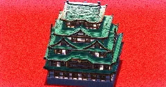 Blue Roof Japanese Castle — Minecraft Build by ImpossibleBuilds (1)
