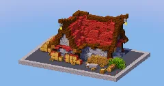 Mangrove Red Medieval Lumberjack House — Minecraft Build by LeonisBuilds (1)