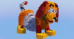 Slinky Dog from Disney Toy Story — Minecraft Build by LeonisBuilds (1)