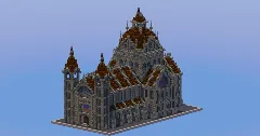 Compact Gothic Cathedral — Minecraft Build by LeonisBuilds (2)