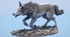 Wolf‎ — Minecraft Build by LeonisBuilds (2)