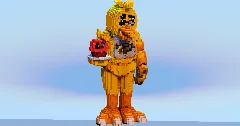Chica the Chicken — Minecraft Build by LeonisBuilds (2)