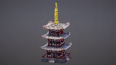 Medium Gray Japanese Pagoda — Minecraft Build by MellowHat (1)