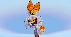 Scorbunny from Pokemon — Minecraft Build by LeonisBuilds (2)
