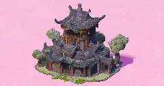 Teal Roof Chinese Temple — Minecraft Build by EasternRealms (1)