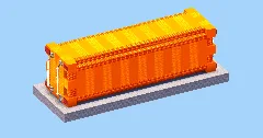 Orange Container — Minecraft Build by LeonisBuilds (2)