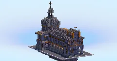 Stone Medieval Church — Minecraft Build by LeonisBuilds (2)