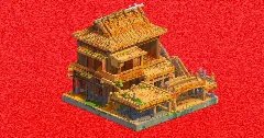Bamboo House Zen Garden — Minecraft Build by ImpossibleBuilds (1)