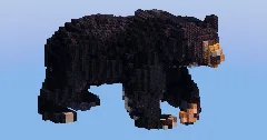 Black Bear Animal — Minecraft Build by LeonisBuilds (2)