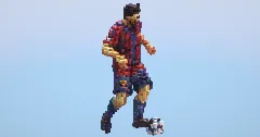 Messi Barcelona Small‎ — Minecraft Build by LeonisBuilds (2)