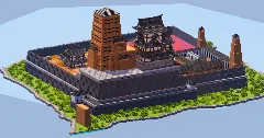 Hozuki Castle 300x300 Blocks Fully Built Map, 1:1 from Boruto — Minecraft Build by LeonisBuilds (3)