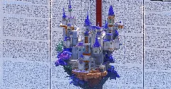 Floating Fantasy Castle — Minecraft Build by TheBibleOfBuilding (2)