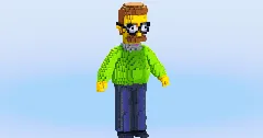 Ned Flanders — Minecraft Build by LeonisBuilds (2)