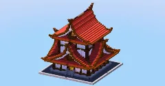 Japanese Temple Red Version — Minecraft Build by LeonisBuilds (2)