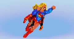 Supergirl — Minecraft Build by LeonisBuilds (1)