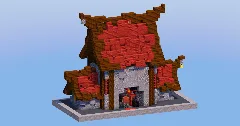 Mangrove Red Blacksmith House — Minecraft Build by LeonisBuilds (1)
