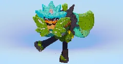 Ogerpon Teal Mask — Minecraft Build by LeonisBuilds (1)